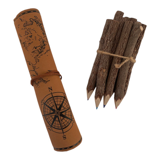 CEuk Twig Pencils and Explorer Roll Up Case