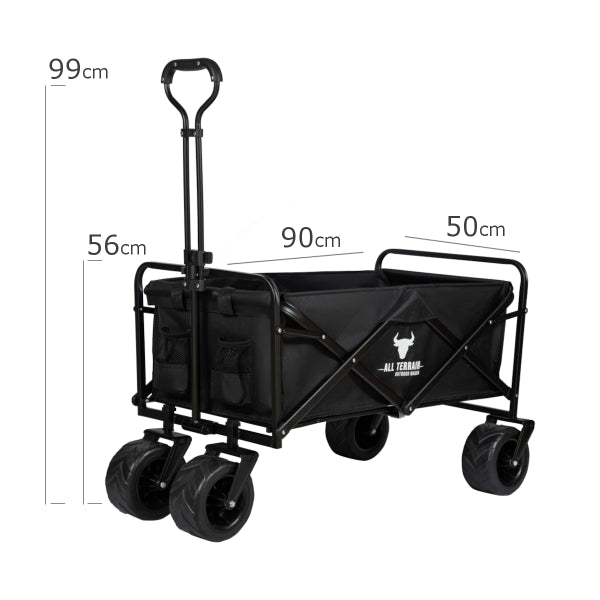 Bull All Terrain Folding Outdoor Wagon Trolley