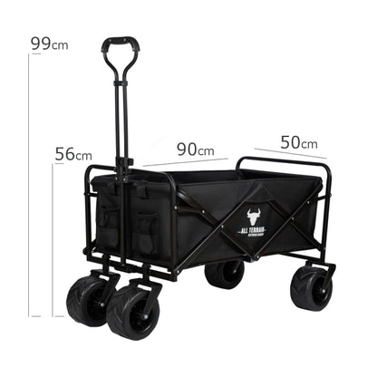 Bull All Terrain Folding Outdoor Wagon Trolley