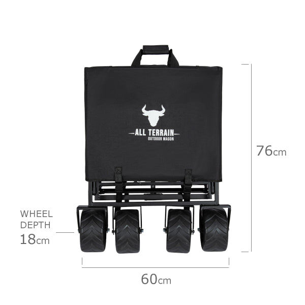 Bull All Terrain Folding Outdoor Wagon Trolley