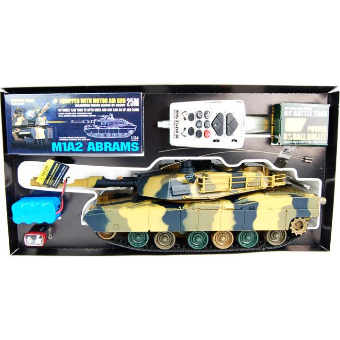 Heng Long 1:24 M1A2 Abrams Airsoft BB RC Tank