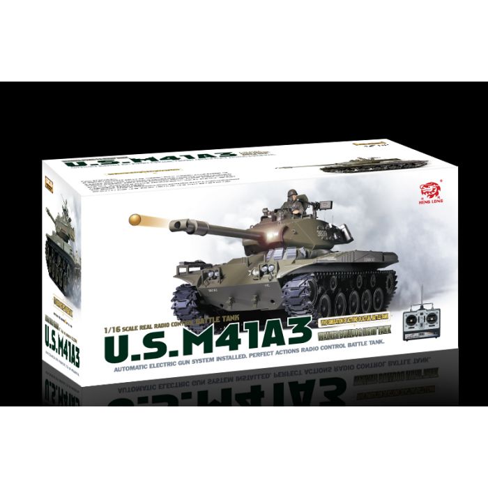 Heng Long 1:16 Bulldog M41A3 Smoking RC Tank