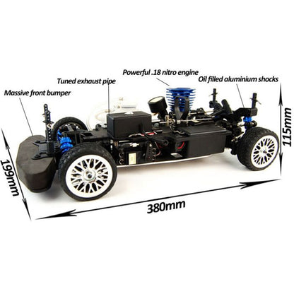 Acme Racing Cyclone PRO Nitro RC Car - Subaru Style Version