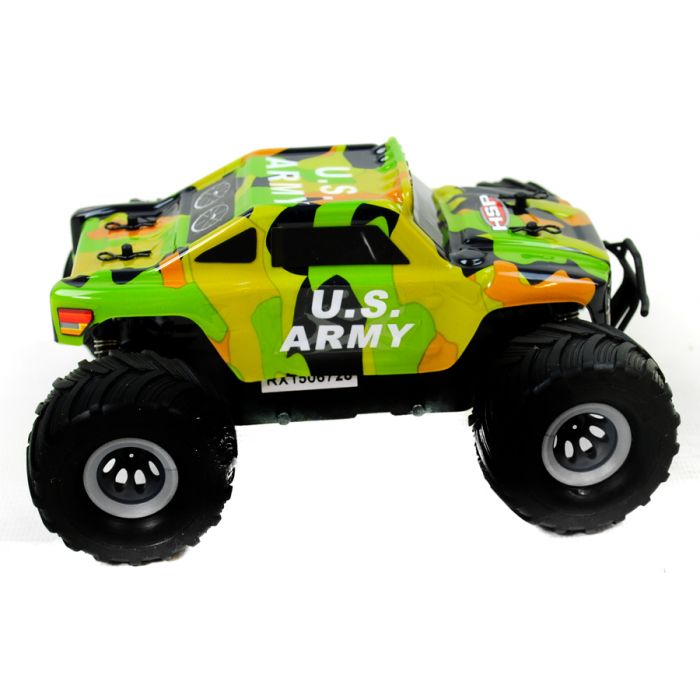 HSP Racing Bigfoot 1/24 Electric RC Car 2.4GHz - Army Hummer Truck