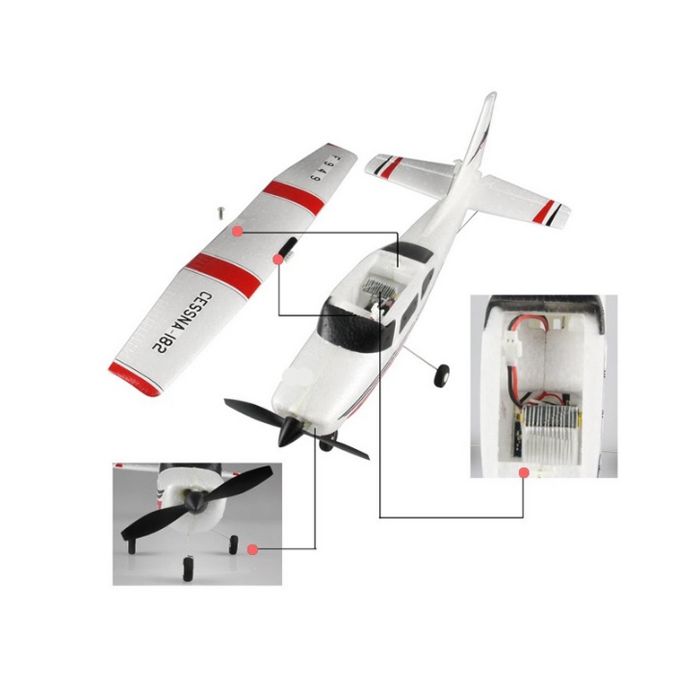 WL Toys F949 3CH RTF Cessna 182 RC Plane
