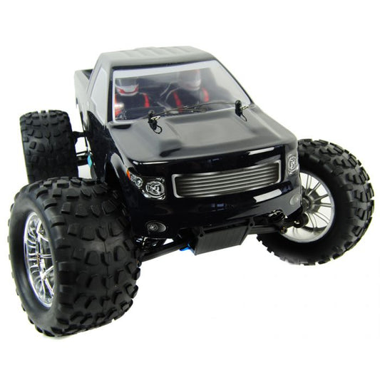 HSP Racing Bug Crusher 1:10 Nitro RC Monster Truck 2.4GHz - Black Pick Up