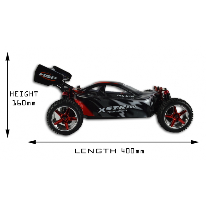 HSP Racing XSTR PRO Brushless Electric Buggy 2.4 GHz - R-SPEC