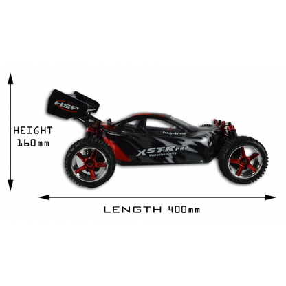 HSP Racing XSTR PRO Brushless Electric Buggy 2.4 GHz - R-SPEC