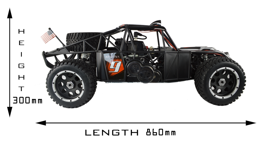 FS Racing Marauder 1:5 30cc Petrol RC Desert Truck