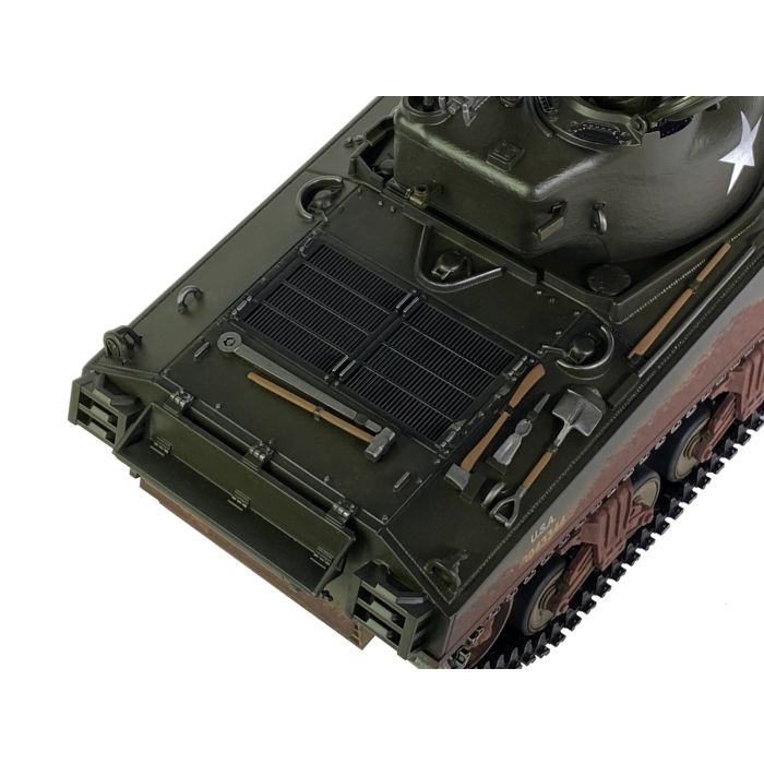 Taigen Hand Painted Sherman RC Tank - 360° Turret and Metal Parts
