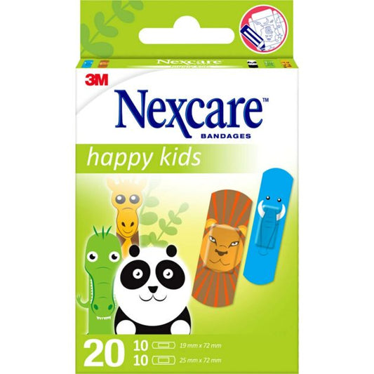 Nexcare Happy Kids Plasters (Pack of 20)