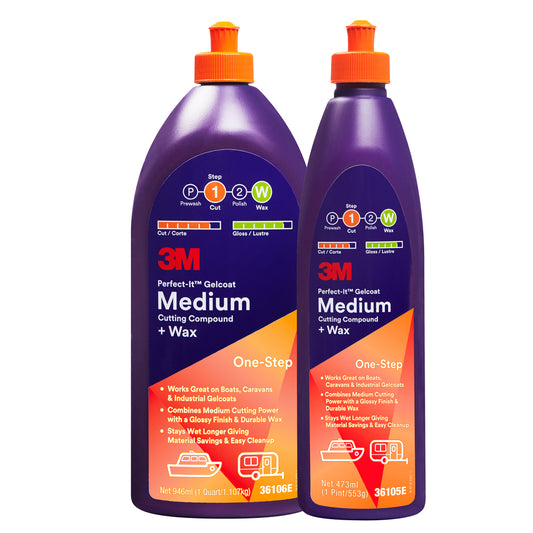 3M™ Perfect-It™ Gelcoat Medium Cutting Compound + Wax