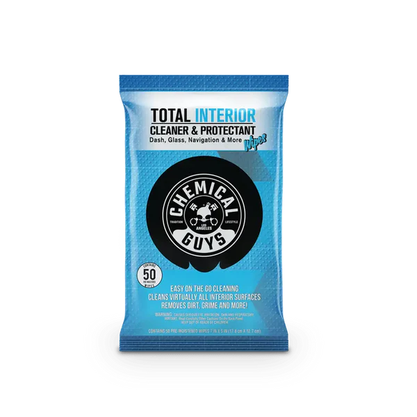 Chemical Guys Total Interior Cleaner and Protectant Car Cleaning Wipes