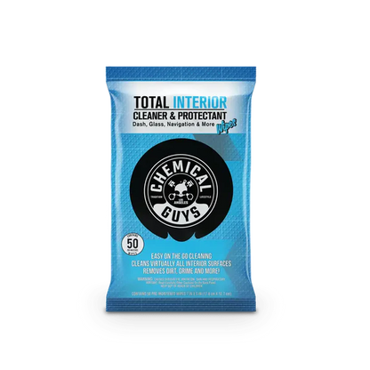 Chemical Guys Total Interior Cleaner and Protectant Car Cleaning Wipes