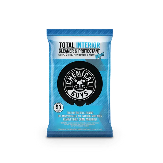 Chemical Guys Total Interior Cleaner and Protectant Car Cleaning Wipes