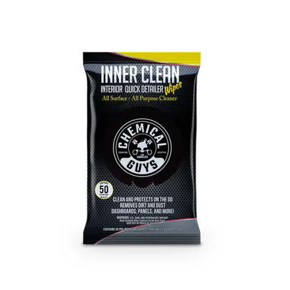 Chemical Guys InnerClean Interior Quick Detailer and Protectant Car Wipes