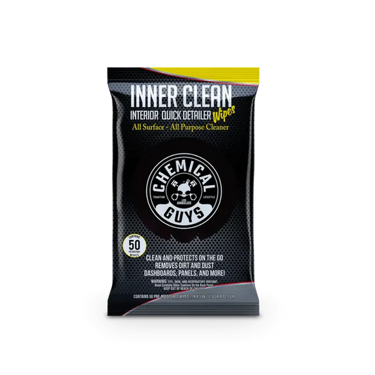 Chemical Guys InnerClean Interior Quick Detailer and Protectant Car Wipes