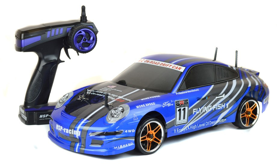 HSP Racing Flying Fish Porsche Style RC Drift Car - PRO Brushless Version