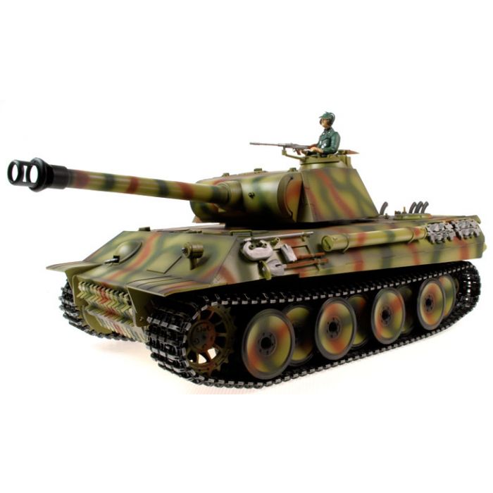 Taigen Hand Painted Pather RC Tank - Metal Upgrade