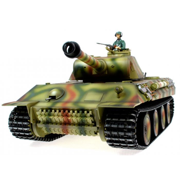 Taigen Hand Painted Pather RC Tank - Metal Upgrade