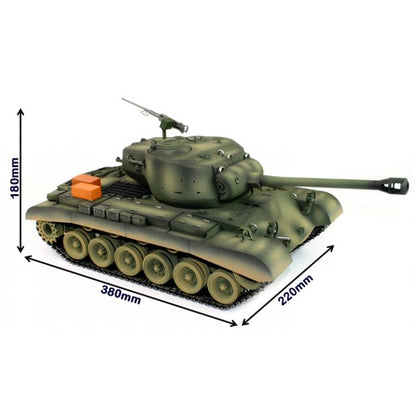 Taigen Hand Painted M26 Pershing RC Tank - Metal Upgrade