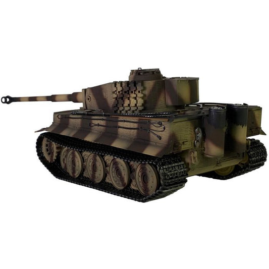 Taigen Hand Painted Tiger RC Tank - Full Metal Upgrade - 360° Turret
