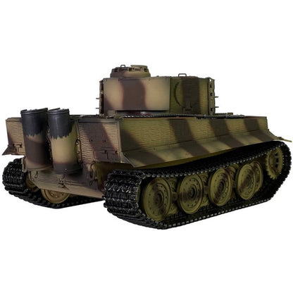 Taigen Hand Painted Tiger RC Tank - Full Metal Upgrade - 360° Turret