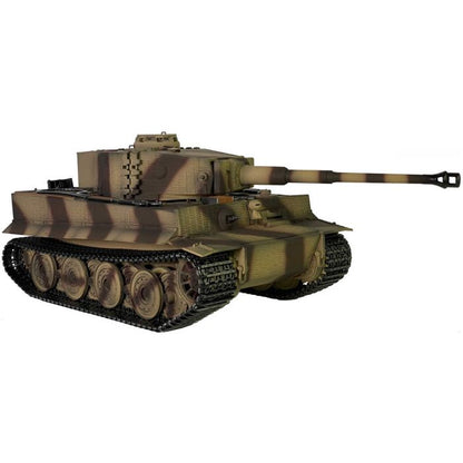 Taigen Hand Painted Tiger RC Tank - Full Metal Upgrade - 360° Turret